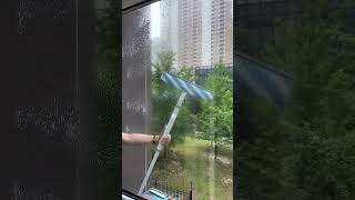 Part 186 Use this window cleaner to clean windows The water sprayytshorts viralvideo youtube [upl. by Brenner]