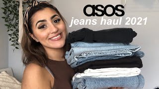 ASOS JEANS TRY ON HAUL FEBRUARY 2021 [upl. by Beatrice160]