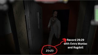 Hotel Insanity Unofficial PC Port New Record 2929 with Extra Maniac and Ragdoll [upl. by Ailemak]