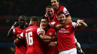 Top 10 Arsenal Goals 201314  HD [upl. by Helgeson]