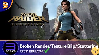 RPCS3 v003015998  Tomb Raider Anniversary PlayableVulkan [upl. by Brenner]