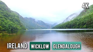 Wicklow Mountains  Glendalough Ireland  Walking Tour  4K [upl. by Soo]