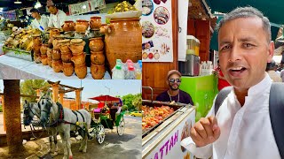 Crazy Night Market Tour in Marrakech  Rare Moroccan Street Food  Beaf Lamb  Morocco Street Food [upl. by Marela]