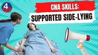 Change Position to Supported Side Lying CNA Skill Prometric [upl. by Jo-Anne124]