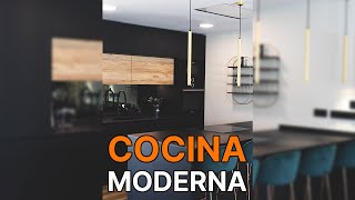 ESPECTACULAR diseño de COCINA MODERNA 👨‍🍳🍳 [upl. by Gianni]