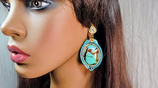 Turquoise Soutache Earrings  2024 [upl. by Intisar]