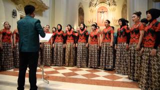 Davids Lamentation Joshua Shank Diponegoro University Choir [upl. by Aoket]