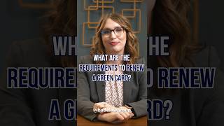 What Are The Requirements To Renew A Green Card [upl. by Hibbert448]