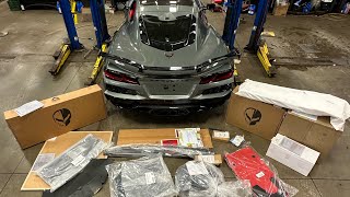 How a C8 Z06 gets prepped for delivery [upl. by Esihcoc]