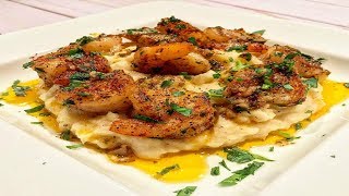 Best Garlic Shrimp Recipe  Cheesy Mashed Potatoes [upl. by Elyssa]