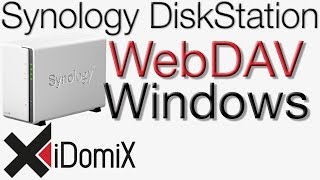 Synology DiskStation Mit Windows über das Internet per WebDAV zugreifen [upl. by Gnav]