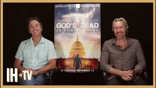 David AR White amp Scott Baio Interview  Gods Not Dead In God We Trust 2024 [upl. by Nayrb461]