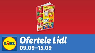 Ofertele saptamanii la Lidl • 9  15 Septembrie 2024 [upl. by Aihsenot693]