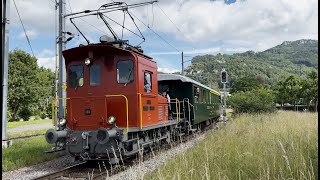 OeBB OensingenBalsthalBahn AG Te 130 mit Shuttle Zug anlässlich 125 Jubiläum [upl. by Namrak836]