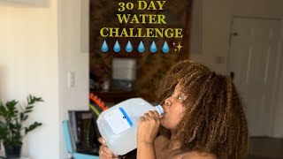 DRINKING A GALLON OF WATER A DAY FOR 30 DAYS [upl. by Xirtaeb]