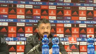 Gattuso show Risponde così al giornalista quotDimmi tu chi deve battere i rigoriquot [upl. by Egin]