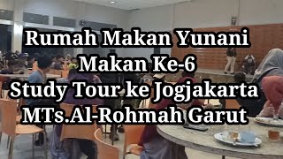 Rumah Makan Yunani makan ke 6 kegiatan study tour MTs Al Rohmah GarutIisParida [upl. by Hewes]