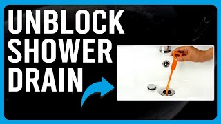 How to Unblock a Shower Drain How to Unclog a Shower Drain [upl. by Shiverick903]