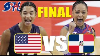 REPUBLICA DOMINICANA VS USA Highlights  COPA NORCECA PANAM FINAL SIX 2024 FINAL  6302024 [upl. by Oneal]