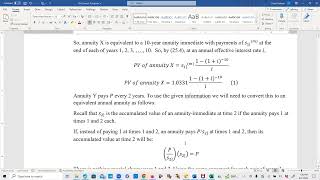 Actuarial SOA Exam FM Prep Lesson 67 SOA Sample Question 278 Solution [upl. by Kally]