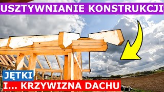 Jak poradzić sobie z krzywizną dachu Jętki krokwie i usztywnianie konstrukcji szkieletowej [upl. by Lapointe711]