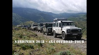 Sardinien 2018  4x4 OffroadTour [upl. by Kimbell359]