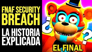 FNAF SECURITY BREACH Toda la Historia Explicada  Los 7 Finales Teorías Vanny y Springtrap [upl. by Elleirbag]