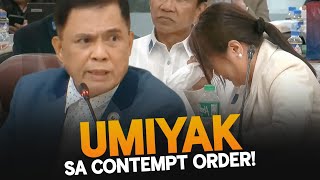 Umiyak si Colonel Royina Garma matapos ipacontempt ni Rep Paduano dahil sa umanoy pagsisinungaling [upl. by Avahc803]