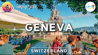 🇨🇭 Geneva Walking Tour  Exploring The Beauty Of Luxury City  Switzerland 4K [upl. by Annalee]