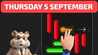 HAMSTER KOMBAT MINI GAME PUZZLE  THURSDAY 5 SEPTEMBER [upl. by Sihtam946]