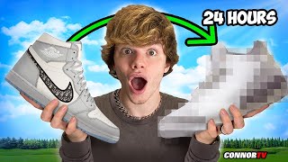 I Traded Fake Sneakers to Grail Sneakers for 24 hours [upl. by Ateloj323]