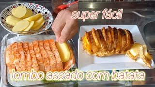 LOMBO SUÍNO ASSADO COM BATATA NA AIRFRYER AGORA SÓ FAÇO ASSIM SUPER DELICIOSO [upl. by Yajeet]