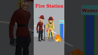 Firefighting challenge with Alfredo Larins familyshorts skibiditoilet [upl. by Brena]