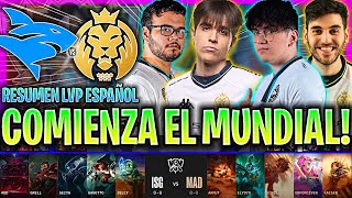 COMIENZA EL MUNDIAL CON ISURUS  ISG vs MAD RESUMEN WORLDS PLAY IN 2022 LVP ESPAÑOL MUNDIAL LOL [upl. by Regnij]