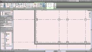 Autodesk Revit Architecture Placing Columns [upl. by Nnel]