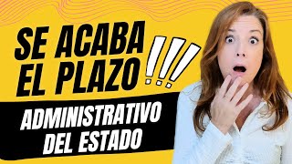 🔥 CONVOCATORIA Auxiliar Administrativo del Estado 2024 [upl. by Tera]