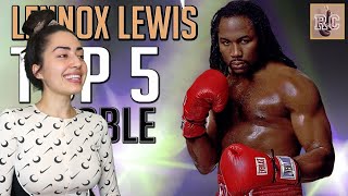 BOXING NOOB REACTS TO Lennox Lewis  Top 5 Notable Wins [upl. by Brightman]