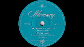 Patti Page  Allegheny Moon [upl. by Leonora]