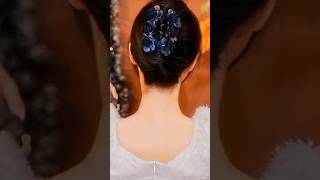 Hairstyle with Hair accessories 🥰 trending hairstyle [upl. by Talie]