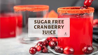 How To Make Cranberry Juice Recipe [upl. by Karsten167]