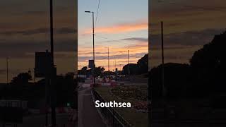 Sunset in Southsea southsea sunset travel uk [upl. by Dubois]