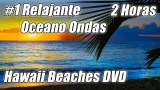 2 Horas de Relajacion Muy 1 Hermoso Oceano Olas DVD Playas de Hawai 1 Sonidos de la Naturaleza [upl. by Damalus967]