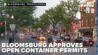 Bloomsburg approves open container permits for special events despite mixed reactions [upl. by Nnaeoj]