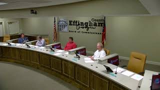 Effingham County Planning Board Work Session December 12 2023 [upl. by Ahseem]