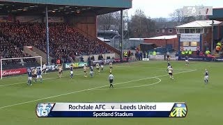 ROCHDALE AFC vs LEEDS UNITED 20 Official Goals amp Highlights FA Cup Third Round [upl. by Eberly]