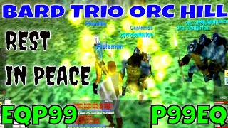 EverQuest Project 1999 Fluteman amp the Dudes  P99 EQ Bard Trio on Orc Hill starting a Bard Part 4 [upl. by Rehpotsirk791]