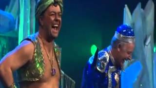 EXTRAS Bloopers Les Dennis amp Ricky Gervais  Aladdin amp The Genie [upl. by Adnak]