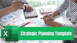 Strategic Planning Template Excel [upl. by Leake947]