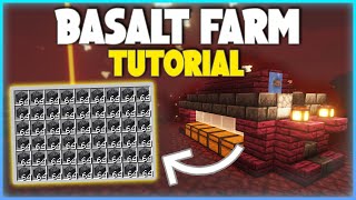 Minecraft EASY Basalt Farm Tutorial 120 18000 PH [upl. by Chrissa]