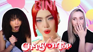 FIRST TIME REACTING TO BINI  Cherry On Top Official Music Video [upl. by Mir]